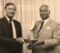 Ashmawi Mohamed with Shell owner